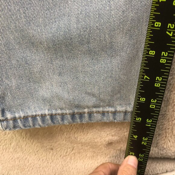 Levi's Mens Jeans Size 34x34 505 Slim Straight Leg Blue Denim Light Wash Casual - Picture 5 of 12